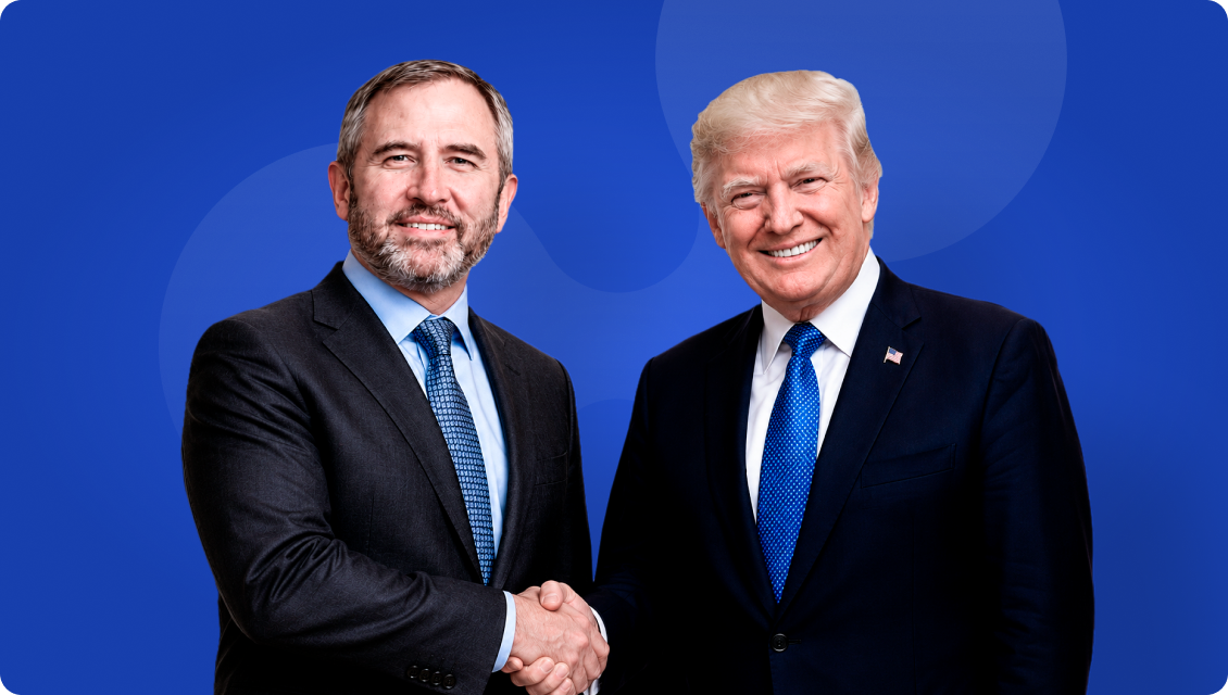 Brad Garlinghouse and Donald Trump